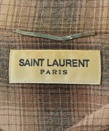 SAINT LAURENT PARIS（サンローランパリ）カジュアルシャツ 茶 サイズ:XS メンズ/2200663113040