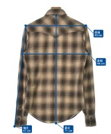 SAINT LAURENT PARIS（サンローランパリ）カジュアルシャツ 茶 サイズ:XS メンズ/2200663113040