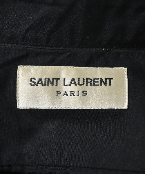 SAINT LAURENT PARIS（サンローランパリ）カジュアルシャツ 黒 サイズ:37(XS位) メンズ/2200663113057