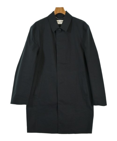SAINT LAURENT PARIS(サンローランパリ)ステンカラーコート 黒 サイズ:50(XL位)/2200663861019