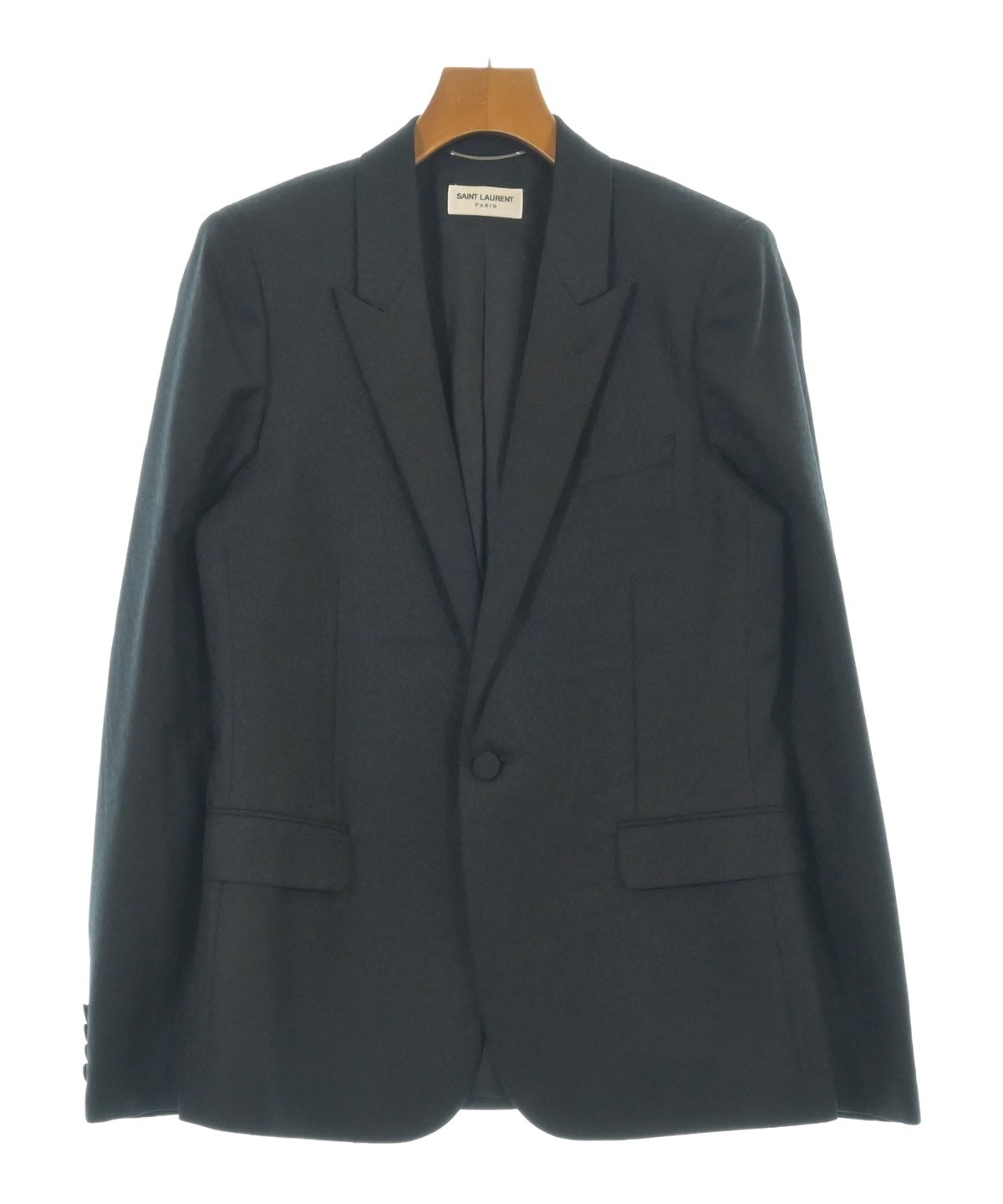 SAINT LAURENT PARIS テーラードジャケット サイズ50 SAINT LAURENT PARIS（サンローランパリ）テーラードジャケット 黒