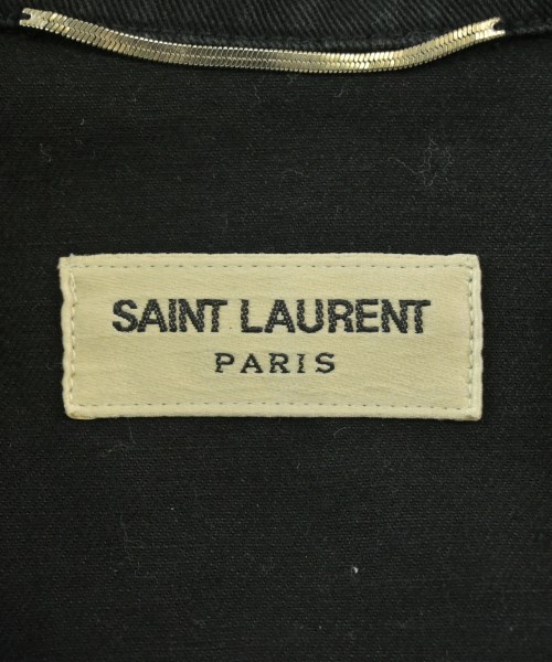 SAINT LAURENT PARIS（サンローランパリ）ミリタリーブルゾン 黒 サイズ:44(S位) メンズ/2200667196322
