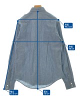 SAINT LAURENT PARIS（サンローランパリ）カジュアルシャツ 青 サイズ:S メンズ/2200667196346