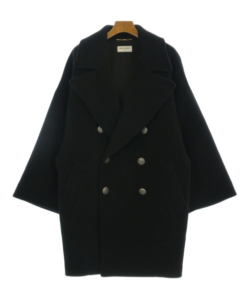 SAINT LAURENT PARIS(サンローランパリ)ピーコート 黒 サイズ:34(XS位)/2200667443013