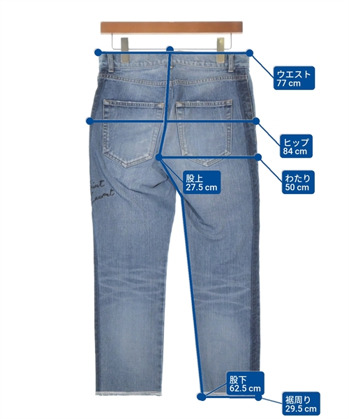 SAINT LAURENT PARIS（サンローランパリ）デニムパンツ 青 サイズ:28(S位) メンズ/2200665168239