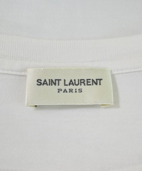 SAINT LAURENT PARIS（サンローランパリ）Tシャツ・カットソー 白 サイズ:-(S位) メンズ/2200668308021