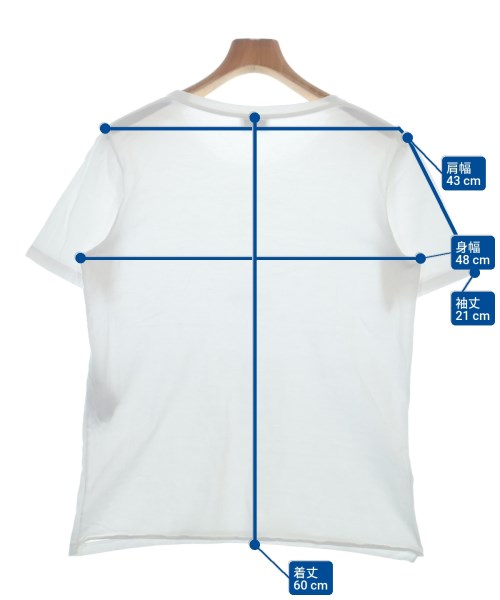 SAINT LAURENT PARIS（サンローランパリ）Tシャツ・カットソー 白 サイズ:-(S位) メンズ/2200668308021