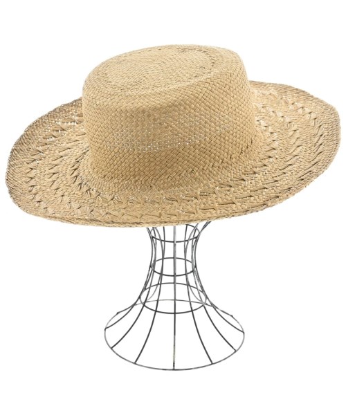 SAINT LAURENT PARIS（サンローランパリ）ストローハット ベージュ サイズ:- レディース/2200663717217