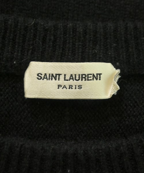 SAINT LAURENT PARIS（サンローランパリ）ニット・セーター 黒 サイズ:M メンズ/2200666136053