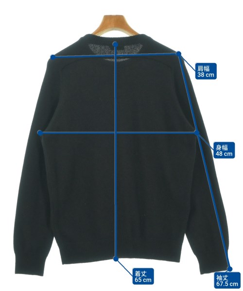 SAINT LAURENT PARIS（サンローランパリ）ニット・セーター 黒 サイズ:M メンズ/2200666136053