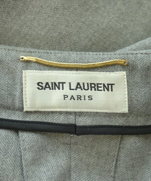 SAINT LAURENT PARIS（サンローランパリ）クロップドパンツ グレー サイズ:38(S位) レディース/2200670505043