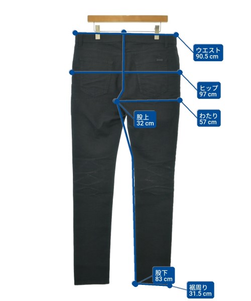 SAINT LAURENT PARIS（サンローランパリ）デニムパンツ 黒 サイズ:34(XL位) メンズ/2200672271021
