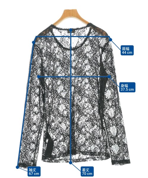 SAINT LAURENT PARIS（サンローランパリ）ブラウス 黒 サイズ:L レディース/2200672315114