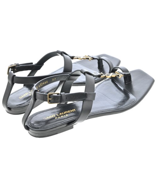 SAINT LAURENT PARIS（サンローランパリ）サンダル 黒 サイズ:EU37(23.5cm位) レディース/2200724344130