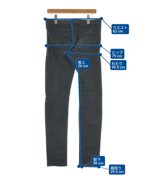 SAINT LAURENT PARIS（サンローランパリ）デニムパンツ 黒 サイズ:30(M位) メンズ/2200730152101