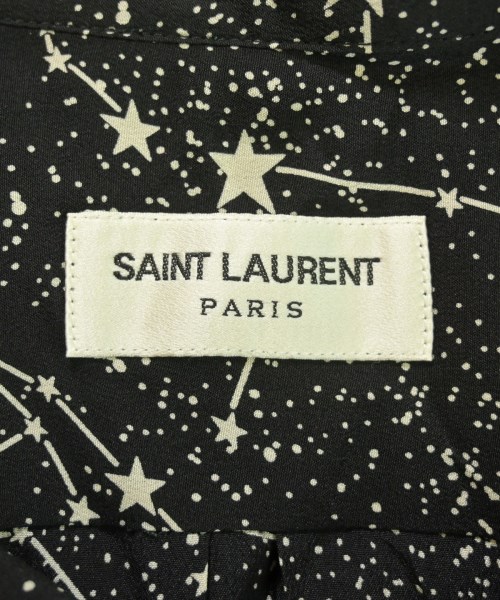 SAINT LAURENT PARIS（サンローランパリ）カジュアルシャツ 黒 サイズ:36(XS位) レディース/2200729471053
