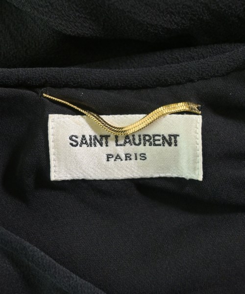 SAINT LAURENT PARIS（サンローランパリ）ブラウス 黒 サイズ:34(XXS位) レディース/2200730469087