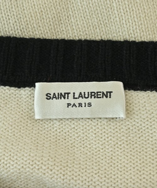 SAINT LAURENT PARIS（サンローランパリ）カーディガン 白 サイズ:S レディース/2200724454044