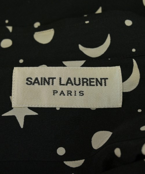 SAINT LAURENT PARIS（サンローランパリ）カジュアルシャツ 黒 サイズ:39(M位) メンズ/2200730840299