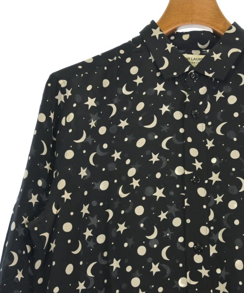 SAINT LAURENT PARIS（サンローランパリ）カジュアルシャツ 黒 サイズ:39(M位) メンズ/2200730840299