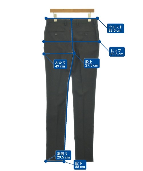 SAINT LAURENT PARIS（サンローランパリ）スラックス 黒 サイズ:46(M位) メンズ/2200732028022