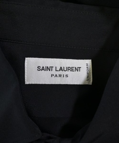 SAINT LAURENT PARIS（サンローランパリ）ブラウス 黒 サイズ:36(XS位) レディース/2200732028039