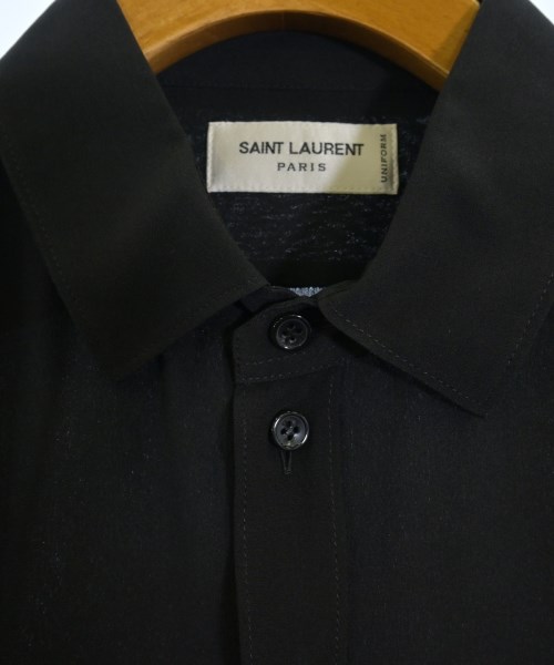 SAINT LAURENT PARIS（サンローランパリ）ブラウス 黒 サイズ:36(XS位) レディース/2200732028039
