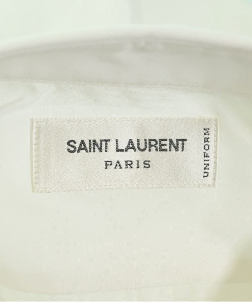 SAINT LAURENT PARIS（サンローランパリ）ドレスシャツ 白 サイズ:38(M位) メンズ/2200732028046