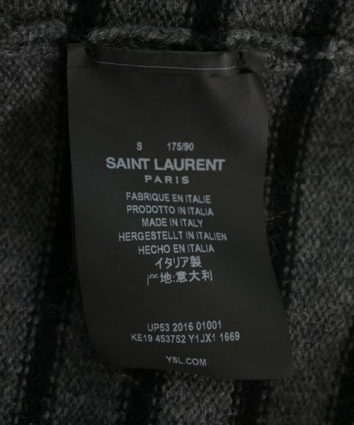 SAINT LAURENT PARIS（サンローランパリ）ニット・セーター グレー サイズ:S メンズ/2200732068042