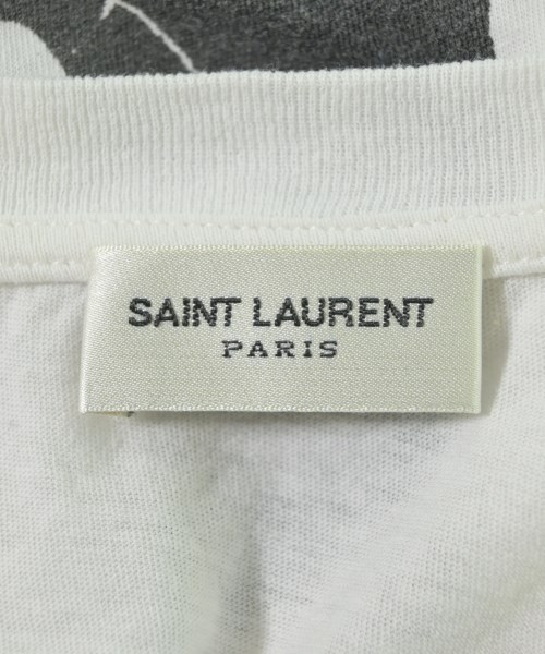 SAINT LAURENT PARIS（サンローランパリ）Tシャツ・カットソー 白 サイズ:XS メンズ/2200727599087