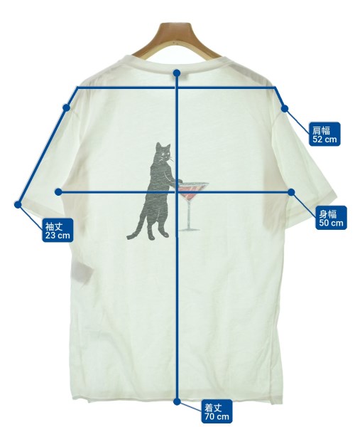 SAINT LAURENT PARIS（サンローランパリ）Tシャツ・カットソー 白 サイズ:XS メンズ/2200727599087