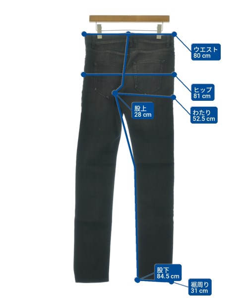 SAINT LAURENT PARIS（サンローランパリ）デニムパンツ 黒 サイズ:30(M位) メンズ/2200734559234
