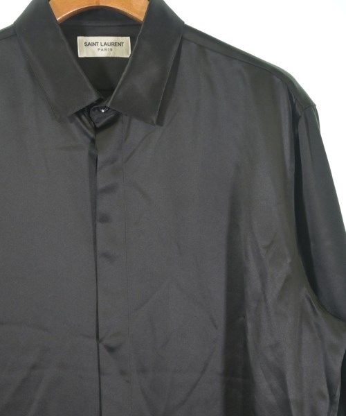 SAINT LAURENT PARIS（サンローランパリ）カジュアルシャツ 黒 サイズ:40(L位) メンズ/2200732915179