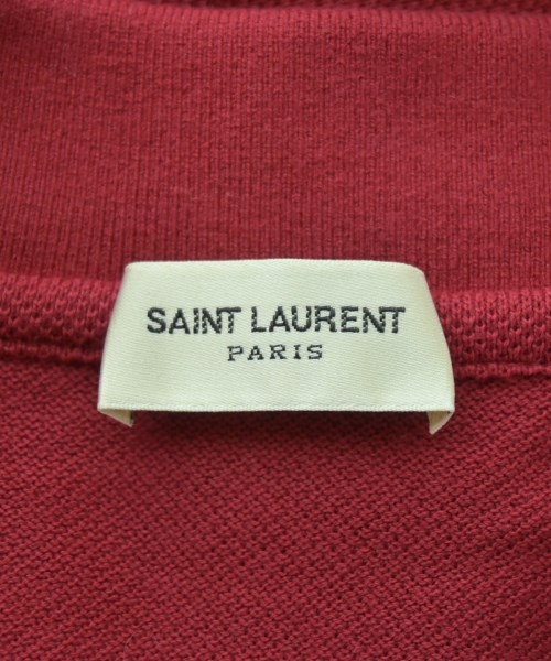 SAINT LAURENT PARIS（サンローランパリ）ポロシャツ 赤 サイズ:XS レディース/2200735249028