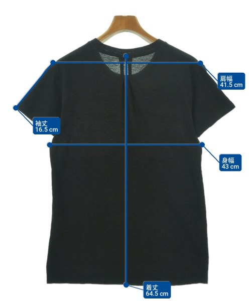 SAINT LAURENT PARIS（サンローランパリ）Tシャツ・カットソー 黒 サイズ:XS メンズ/2200736351010