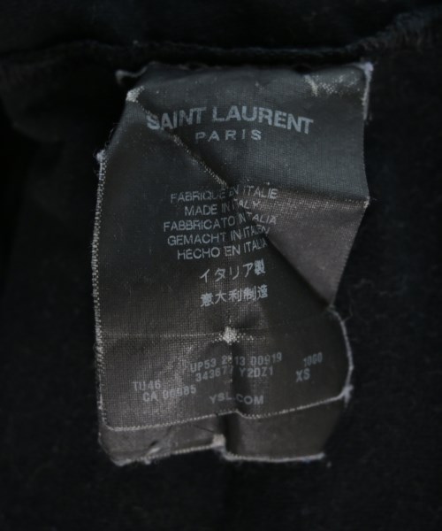 SAINT LAURENT PARIS（サンローランパリ）Tシャツ・カットソー 黒 サイズ:XS メンズ/2200736351034