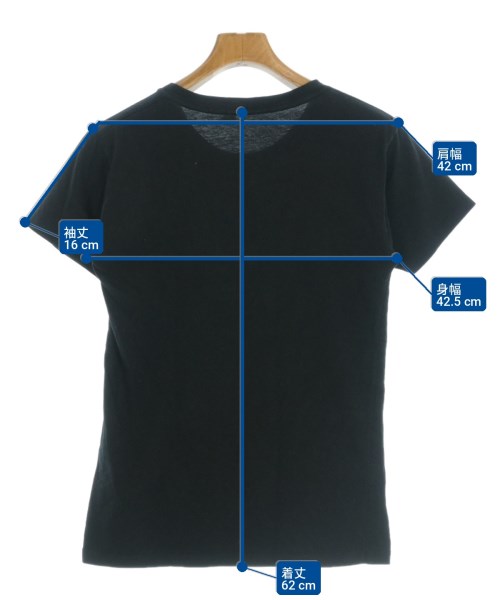 SAINT LAURENT PARIS（サンローランパリ）Tシャツ・カットソー 黒 サイズ:XS メンズ/2200736351034