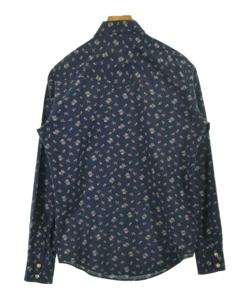 SAINT LAURENT PARIS（サンローランパリ）カジュアルシャツ 紺 サイズ:36(XXS位) メンズ/2200736351102