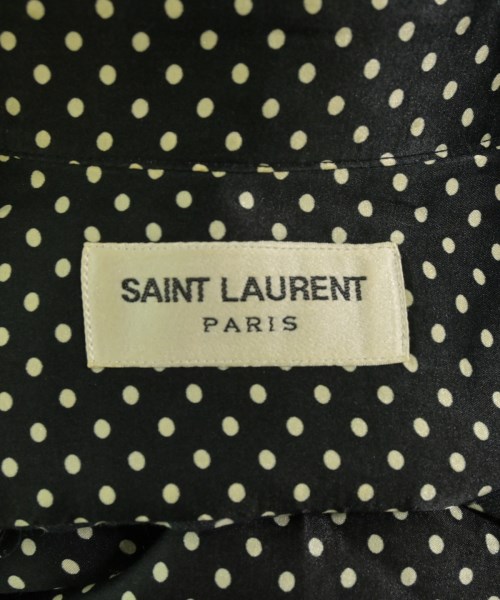 SAINT LAURENT PARIS（サンローランパリ）カジュアルシャツ 黒 サイズ:37(XS位) メンズ/2200736351119