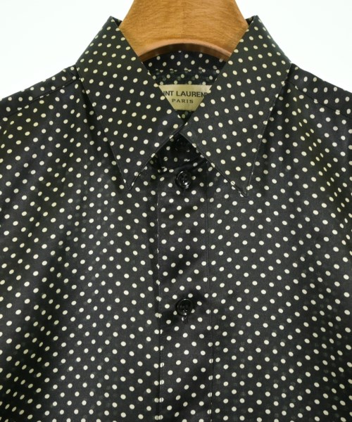 SAINT LAURENT PARIS（サンローランパリ）カジュアルシャツ 黒 サイズ:37(XS位) メンズ/2200736351119