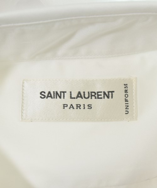 SAINT LAURENT PARIS（サンローランパリ）ドレスシャツ 白 サイズ:39(M位) メンズ/2200735350021
