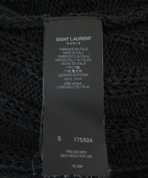 SAINT LAURENT PARIS（サンローランパリ）カーディガン 黒 サイズ:S メンズ/2200721048024