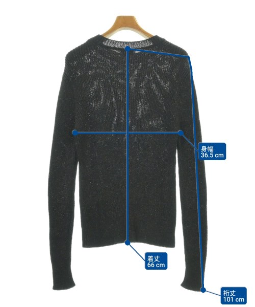 SAINT LAURENT PARIS（サンローランパリ）ニット・セーター 黒 サイズ:S メンズ/2200721048055