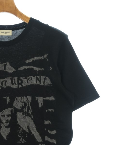 SAINT LAURENT PARIS（サンローランパリ）Tシャツ・カットソー 黒 サイズ:S メンズ/2200721048079