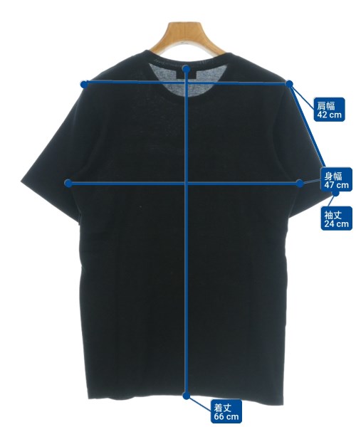SAINT LAURENT PARIS（サンローランパリ）Tシャツ・カットソー 黒 サイズ:S メンズ/2200721048079