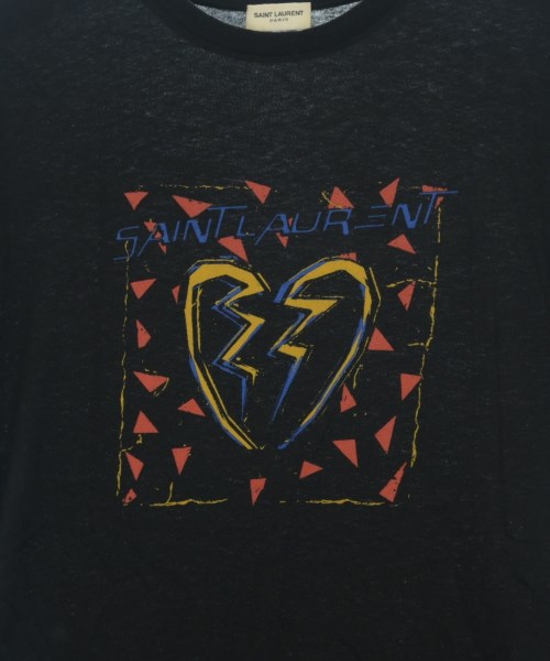 SAINT LAURENT PARIS（サンローランパリ）Tシャツ・カットソー 黒 サイズ:XS メンズ/2200721048178