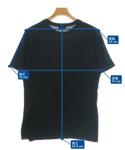 SAINT LAURENT PARIS（サンローランパリ）Tシャツ・カットソー 黒 サイズ:XS メンズ/2200721048178
