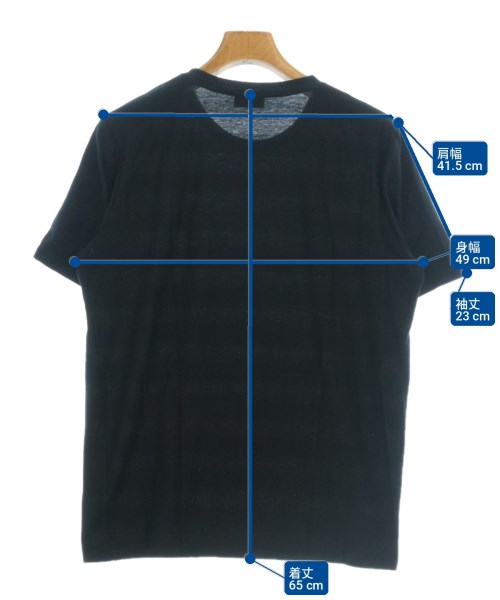 SAINT LAURENT PARIS（サンローランパリ）Tシャツ・カットソー 黒 サイズ:S メンズ/2200721048192
