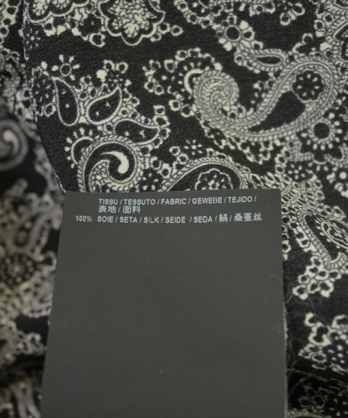 SAINT LAURENT PARIS（サンローランパリ）カジュアルシャツ 黒 サイズ:37(XS位) メンズ/2200721048239