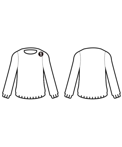SAINT LAURENT PARIS（サンローランパリ）ニット・セーター グレー サイズ:-(L位) レディース/2200721226026